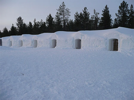 Les diff�rents igloos
