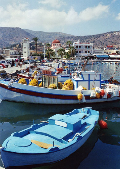 Port de p�che d'Elounda