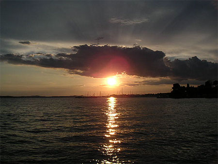 Nuit tombante � Zadar