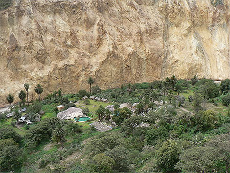 Un oasis dans le canyon...