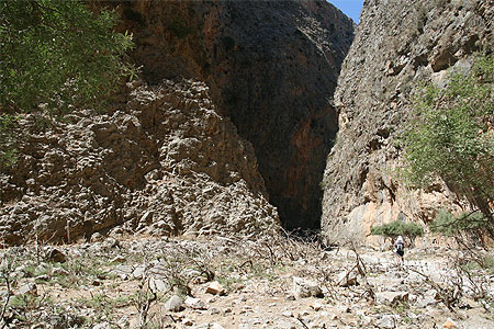 Entr�e des Gorges d'Aradena