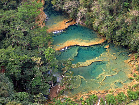 Bassin paradisiaques de Semuc Champey 