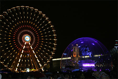 F�te des lumi�res 2007 : Place Bellecour