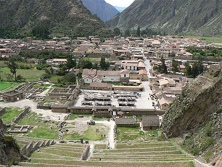Le village vu de la forteresse