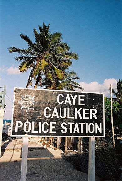 Police de Caye Caulker