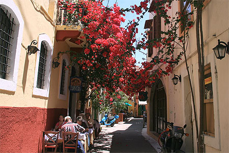 Ruelle fleurie