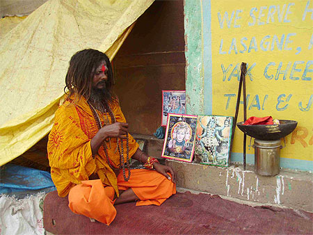 Sadhu en pri�re