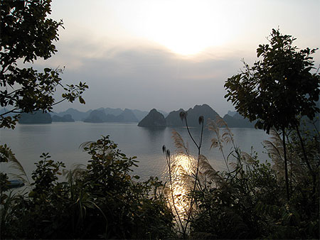Coucher de soleil � Bai Chay