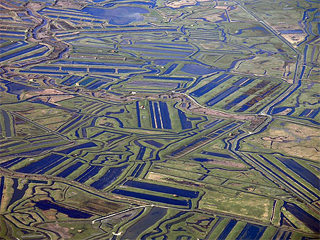 R�gion de Marennes vue du ciel