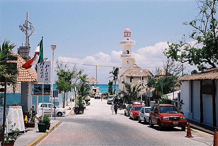 Rue de Playa del Carmen
