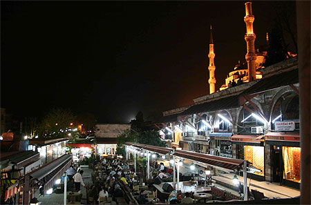 By night...