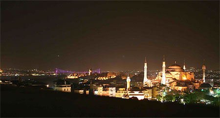 By night...