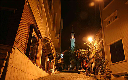 By night...