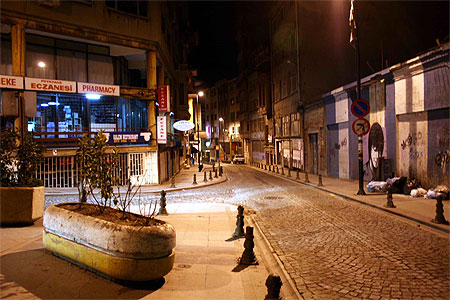 By night...