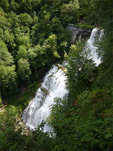 Cascade du H�risson : l'Eventail