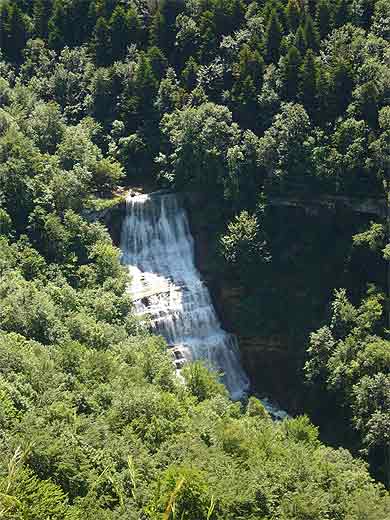 Cascades du H�risson : l'Eventail