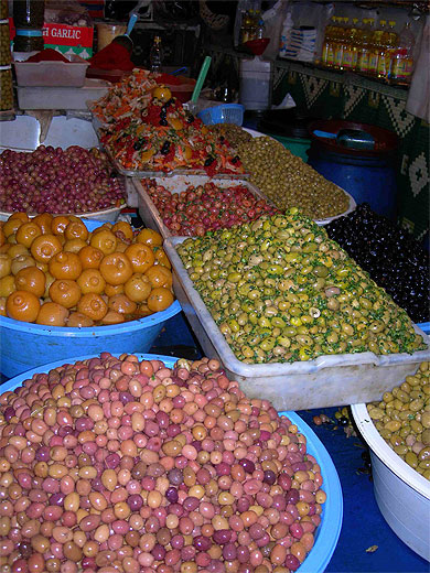 Olives dans le souk