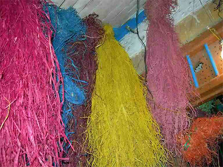 Raphia dans le souk
