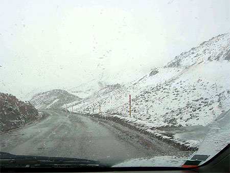Descente du col du Tichka