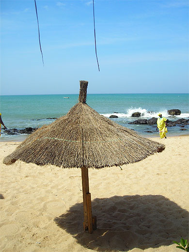 Parasol sur la plage