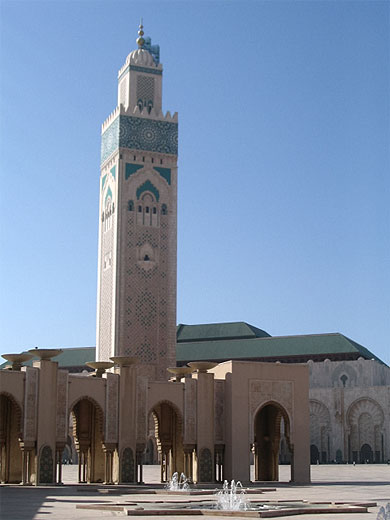 La mosqu�e Hassan II 