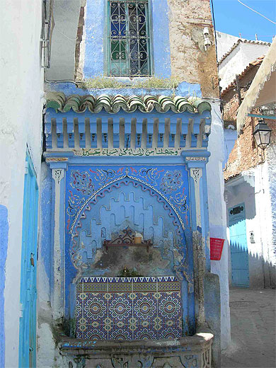 Fontaine dans la m�dina de Chefchaouen