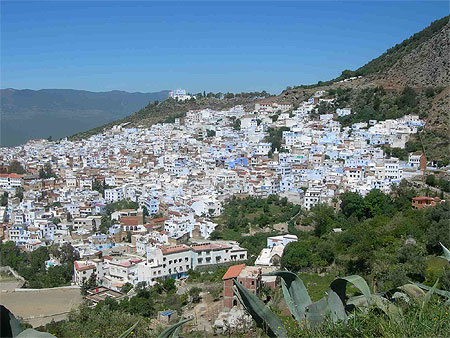 Surplomb de la ville de Chefchaouen