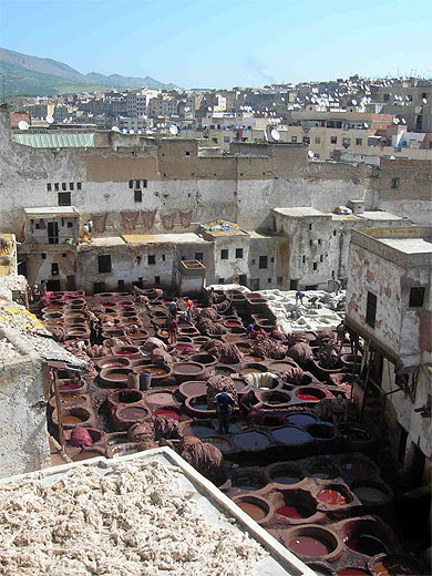 Les tanneries de F�s
