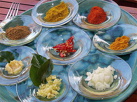 Epices pour un curry seychellois