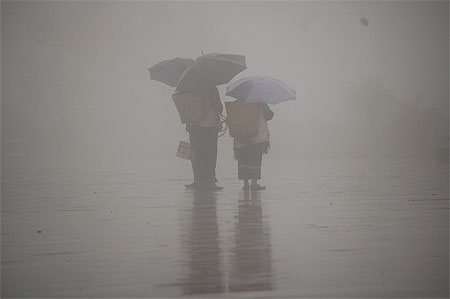 Pluie sur Yuanyang