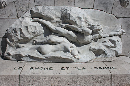 Lyon - Palais du Commerce - All�gorie du Rh�ne et de la Sa�ne