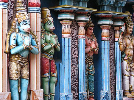 D�tails au Temple de Srirangam