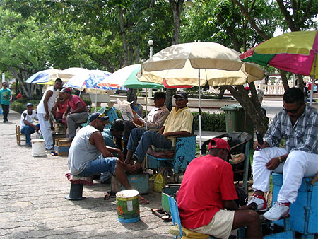 Les cireurs de chaussures