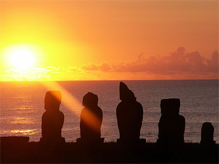Ahu Tahai � l'�le de P�ques