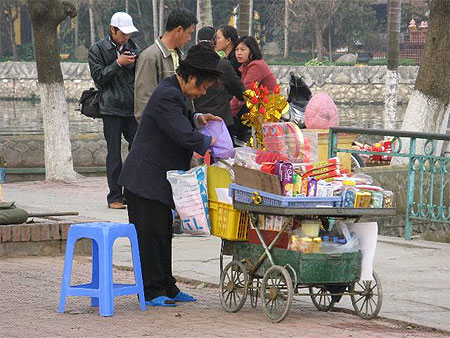 Petit commerce � Hano�