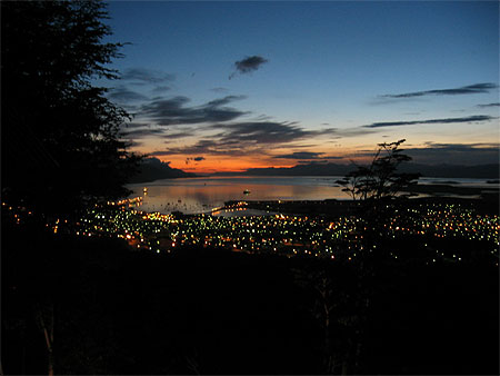 Lever de soleil sur Ushuaia