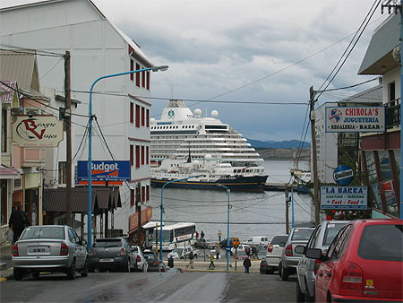 Une rue d'Ushuaia