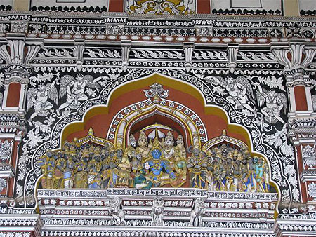 Peintures au Palais de Thanjavur