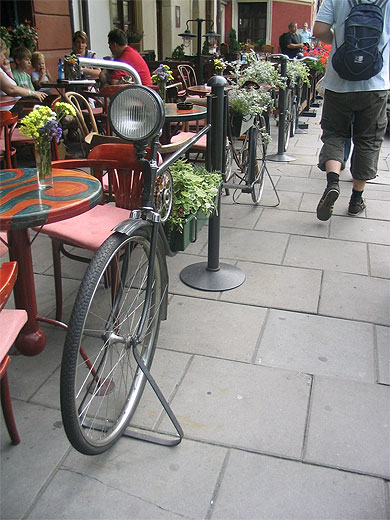 Kazimierz terrasse caf� quartier juif