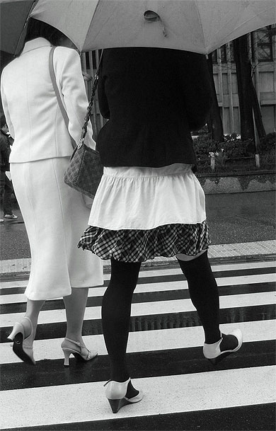 Tokyo,les bas noirs