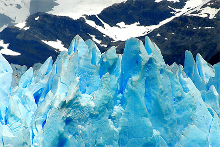 Glace bleue