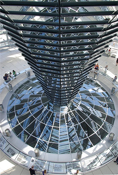Int�rieur du d�me du Reichstag