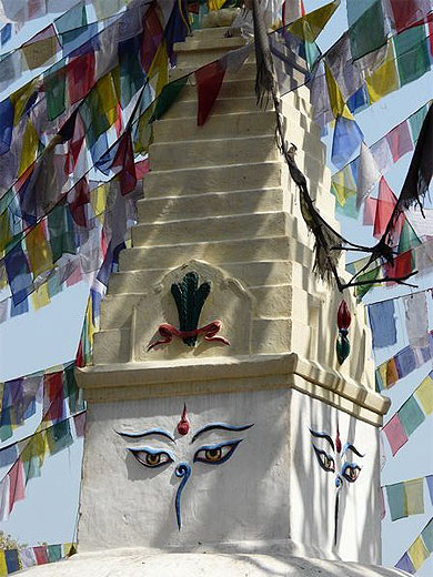 Temple de Swayambunath - Stupa