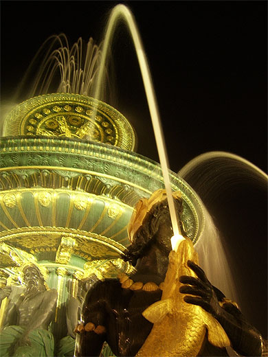 Fontaine sur la place de Concorde