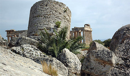 Les ruines de Selinonte ....