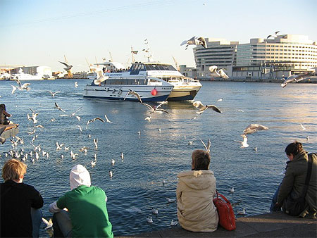 Au port de Barcelone