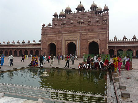 Le Jama Masjid ou grande mosqu�e 