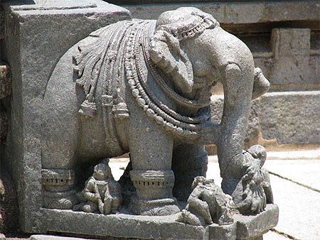 El�phant en pierre, Somnathpur
