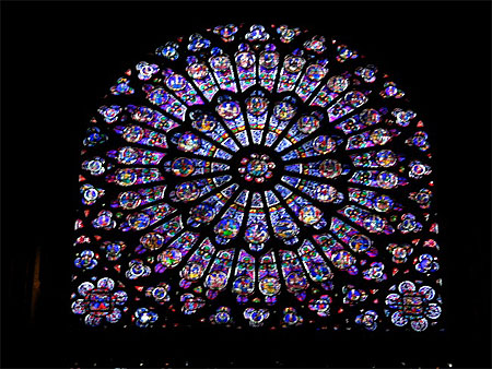 Vitraux � la Cath�drale de Notre-Dame