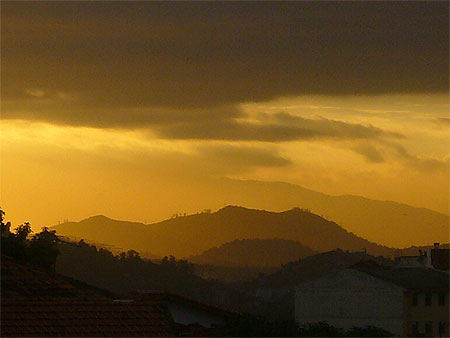 Coucher de soleil � Santa Teresa